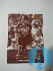 2022 Topps Stadium Club Justin Turner #287 Sepia Parallel SP Los Angeles Dodgers